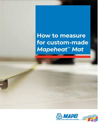 How to measure for custom-made Mapeheat Mat